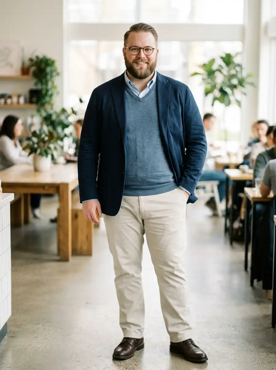 How to Layer Clothes Without Adding Bulk 6 6 Outfits for Big Guys You Can Copy Today