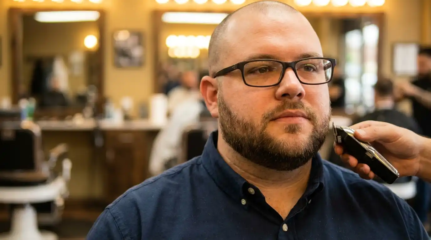 Beard Styles for Bald Bigger Guys