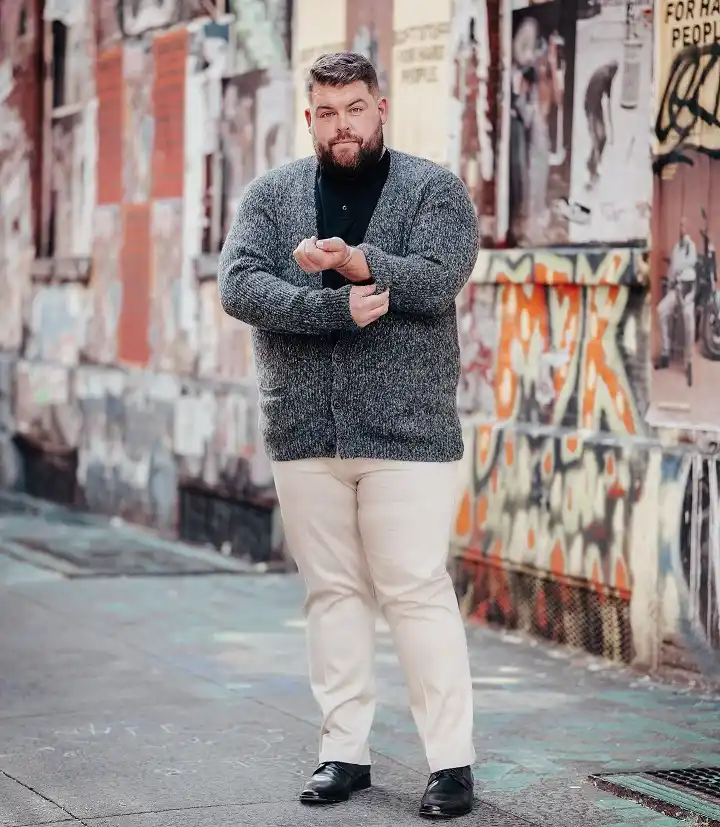 Big men interview outfits
