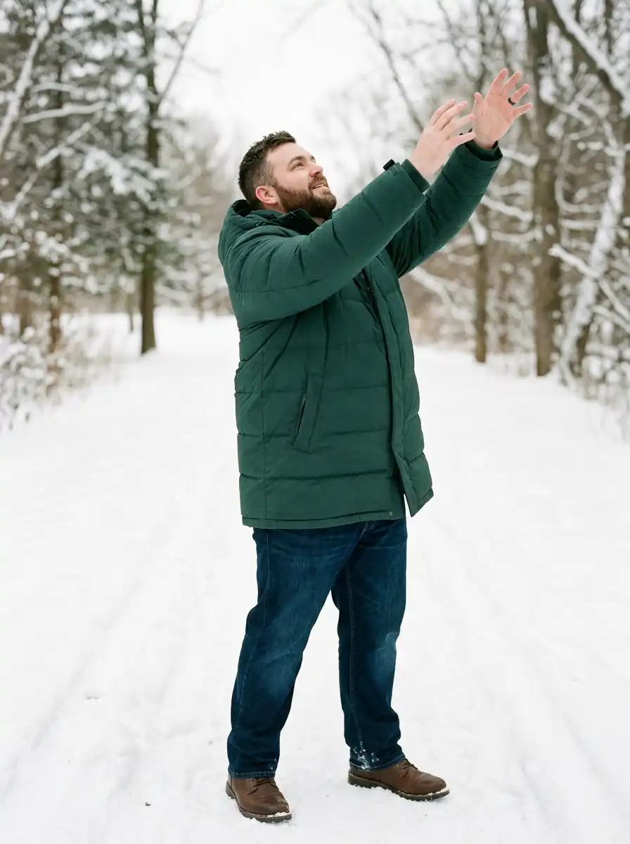 How to Dress for Cold Weather as a Plus Size Man 5 How to Choose a Winter Coat That Actually Covers Your Belt