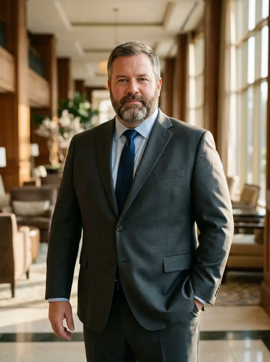 How to Pick the Right Suit Color as a Bigger Groom 4 Pick the Right Suit Color as a Bigger Groom by Starting with Navy or Charcoal