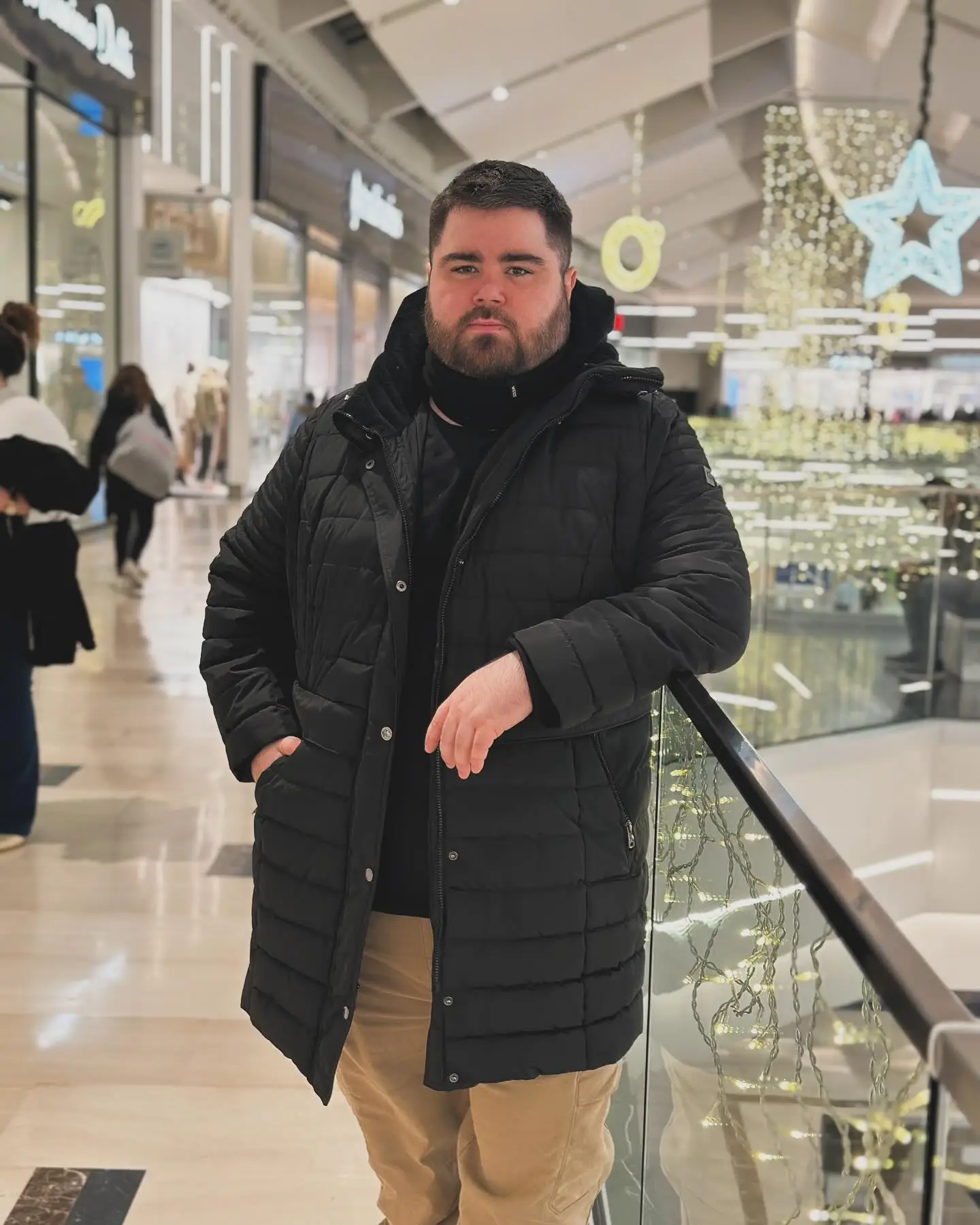 Plus size men autumn
