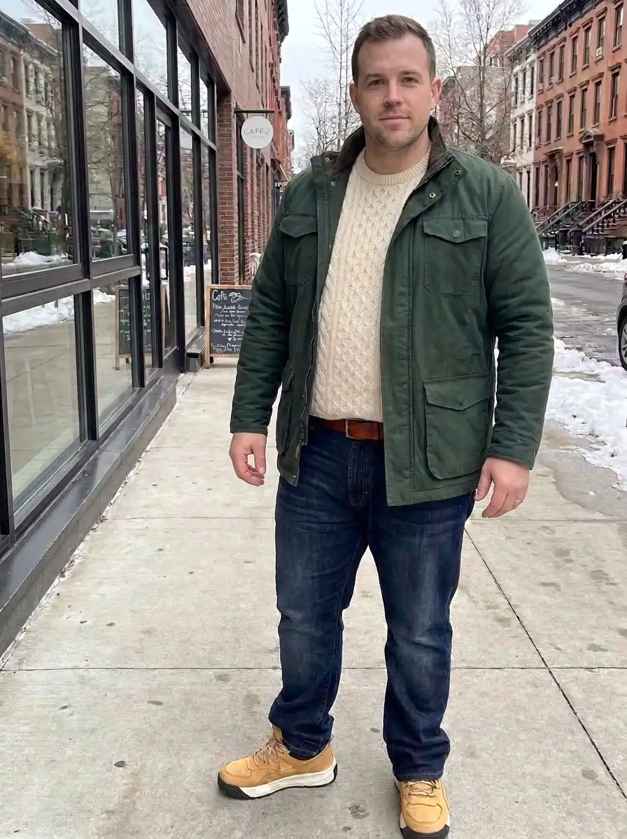 Plus size men cozy outfits