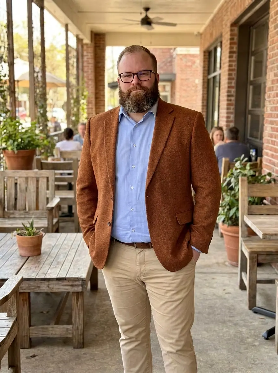 Plus size men fall essentials