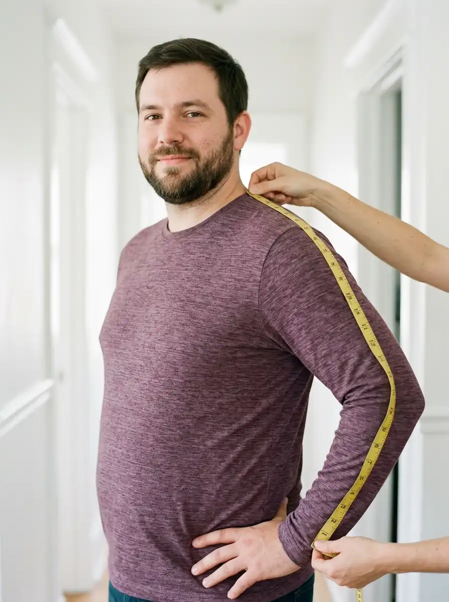 How to Measure Yourself for Plus Size Clothing Before You Order Online 9 Run the Tape From the Center of Your Neck to Your Wrist