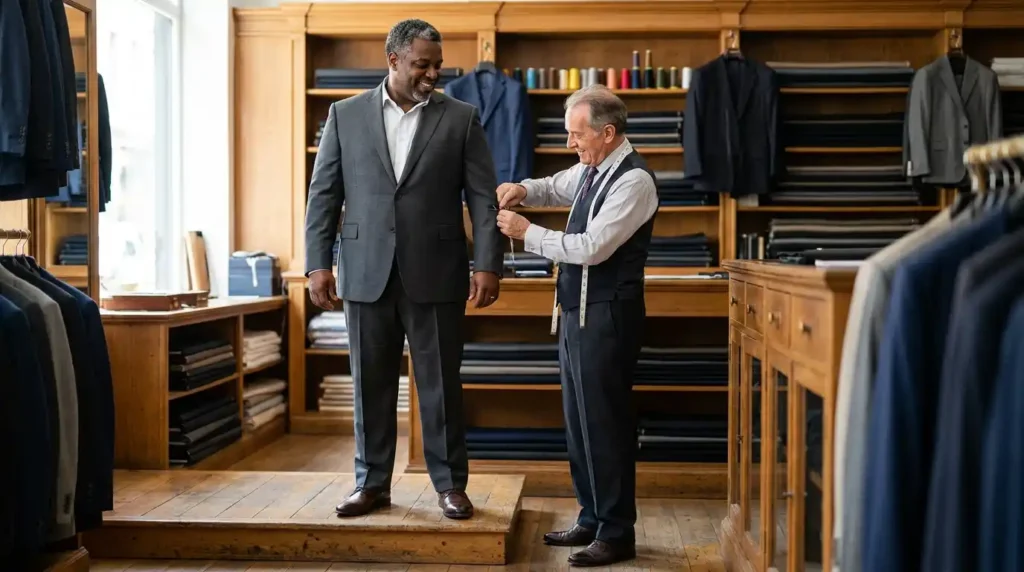 How to Dress for an Interview When You're a Bigger Guy 11 Take the Outfit to a Tailor at Least One Week Early