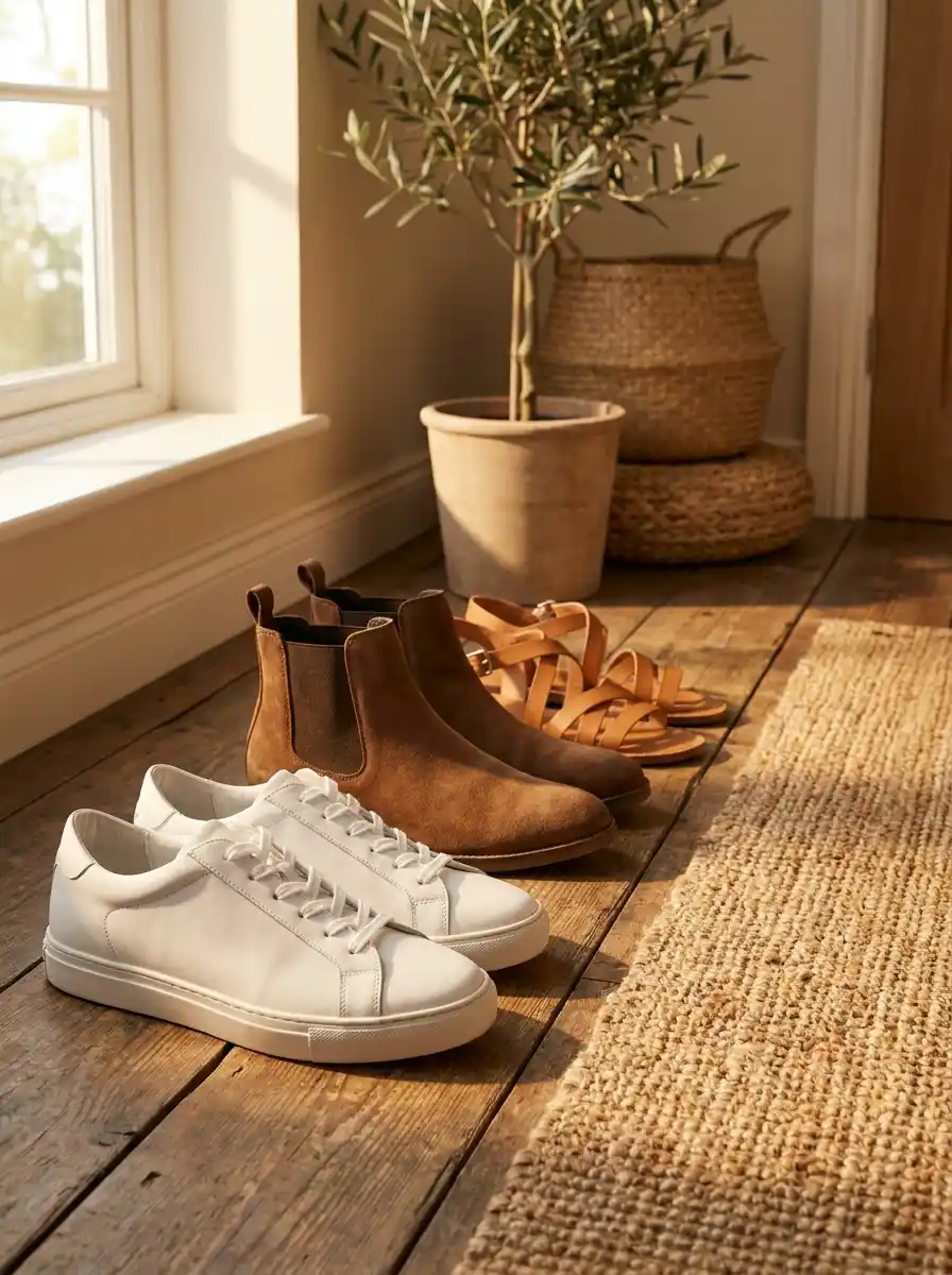 How to Transition Your Outfits from Summer to Fall as a Big Guy 8 Trade sandals for sneakers or Chelsea boots