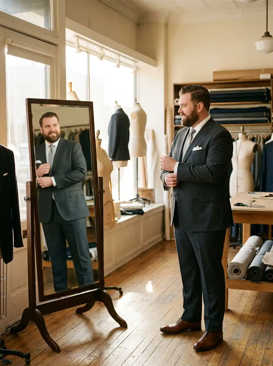 How to Shop for a Wedding Suit When You're Plus Size 13 Wear the full outfit to your final fitting