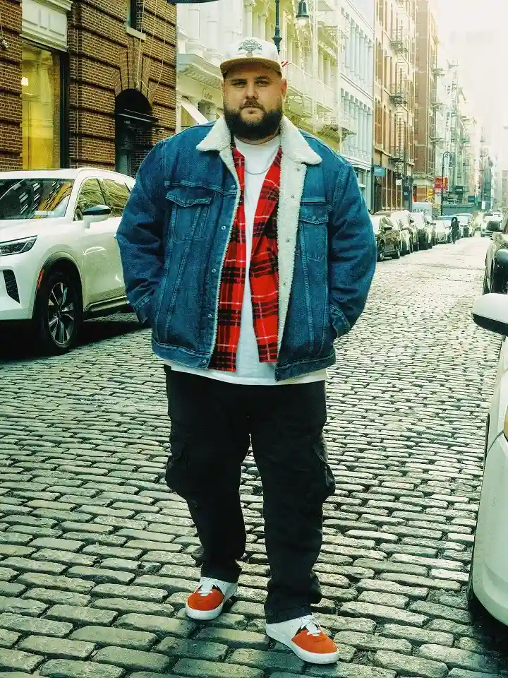 layered winter outfits for big guys