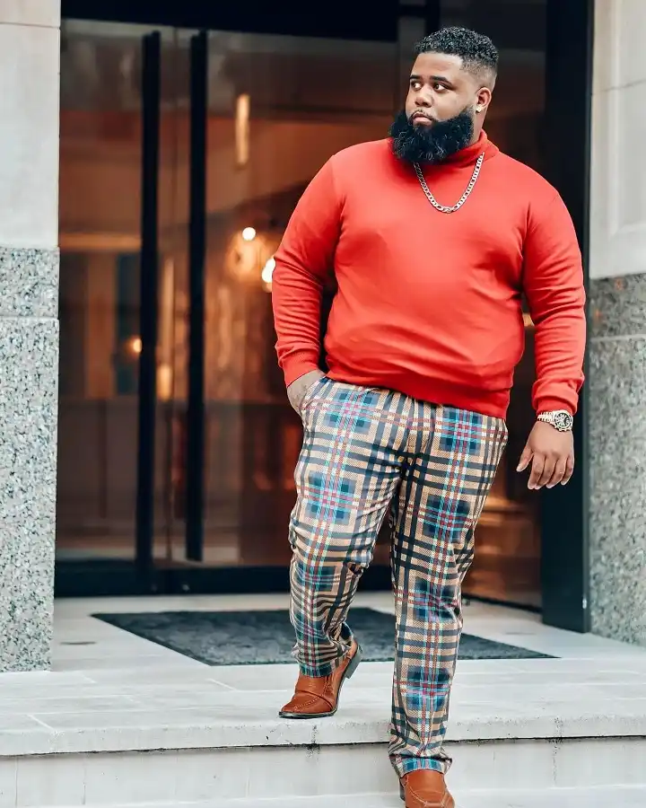 15 Outfit Ideas for Big Guys That Actually Work 14 mens outfits for larger guys