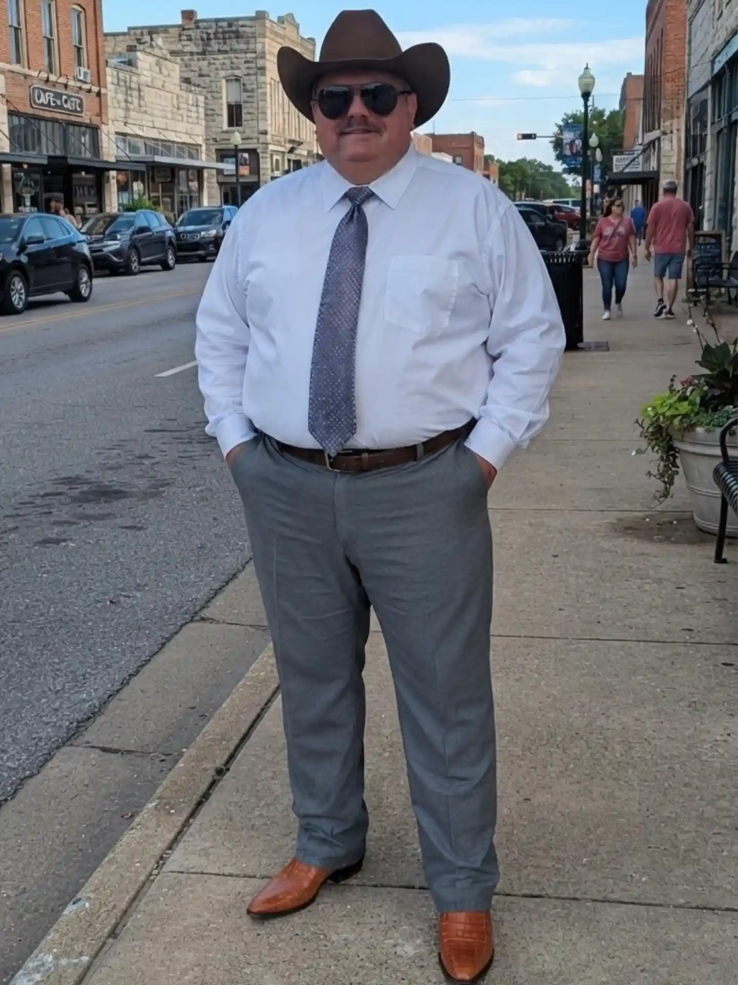 office outfits for big men