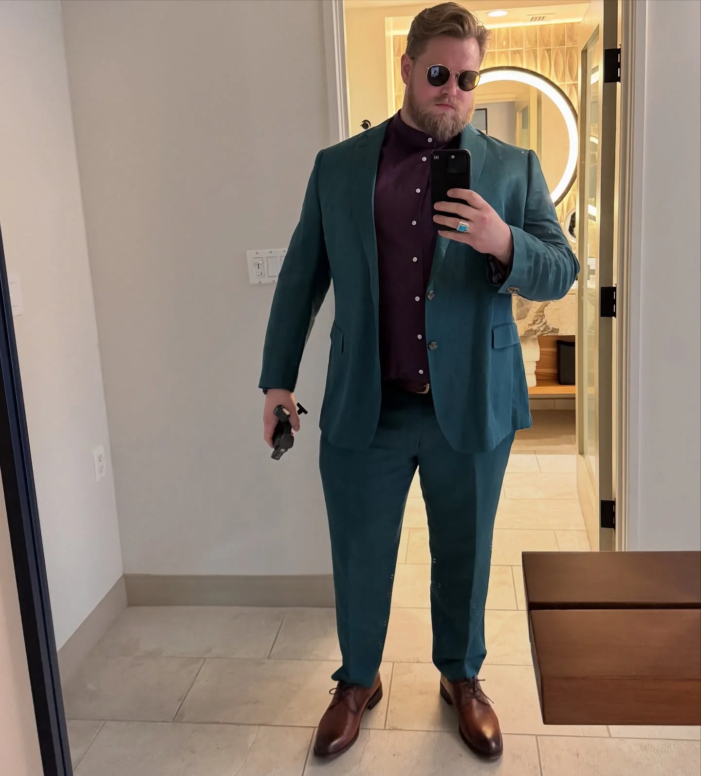office outfits for bigger guys