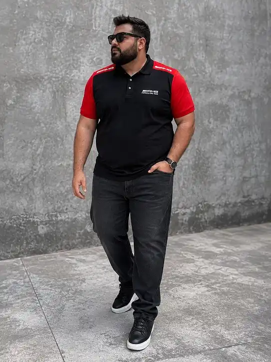 office outfits for plus size men