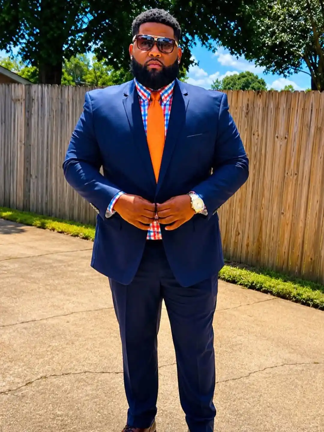 stylish office outfits for bigger guys