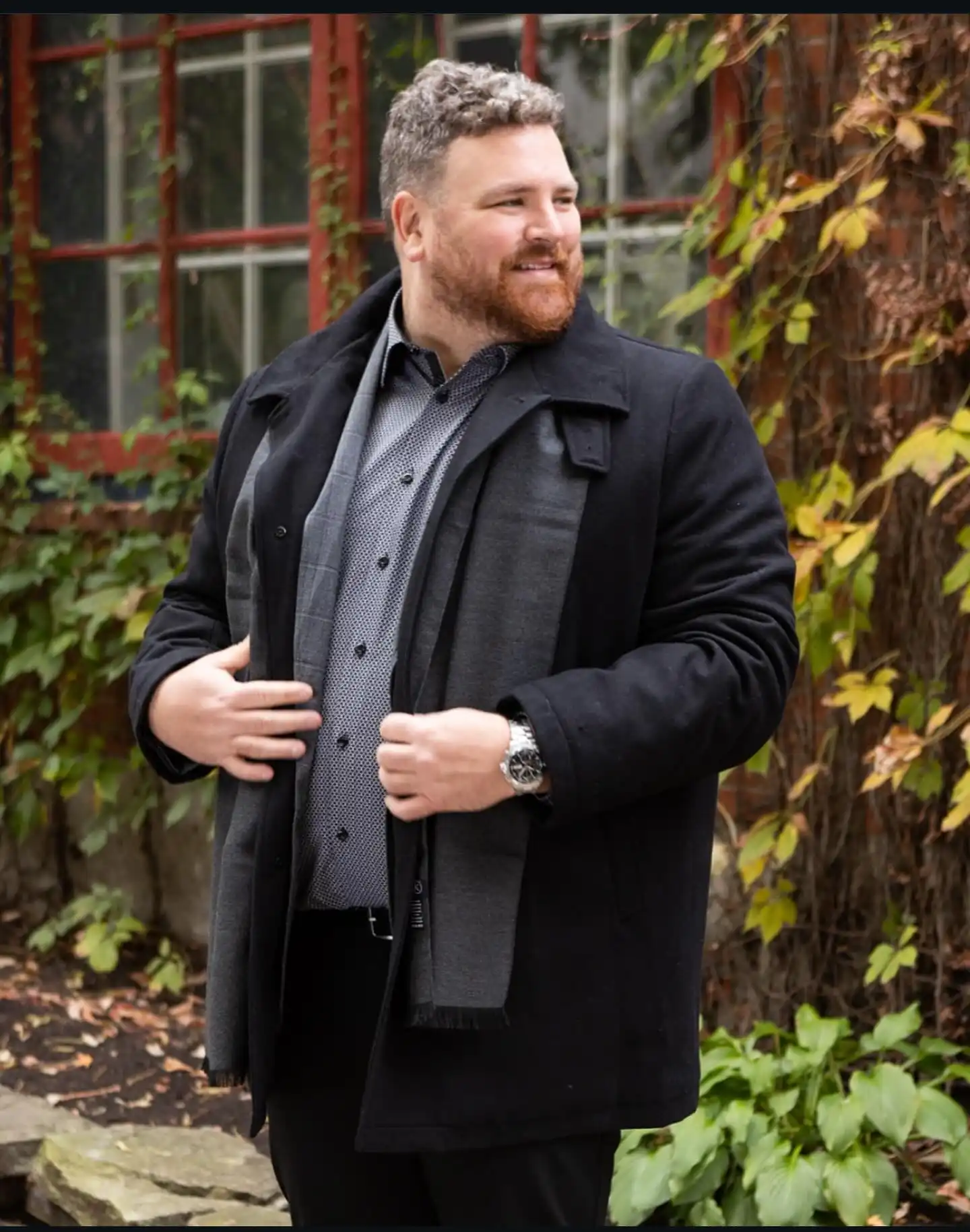 stylish winter outfits for big guys