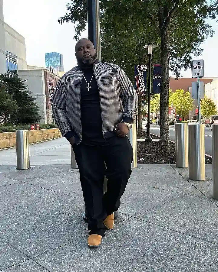 winter style for big men